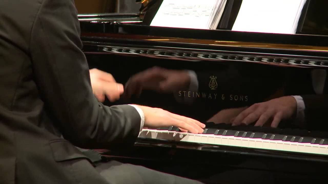 Mains de pianiste sur un Steinway & Sons en concert